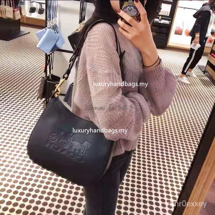 Coach leather best sale jes hobo