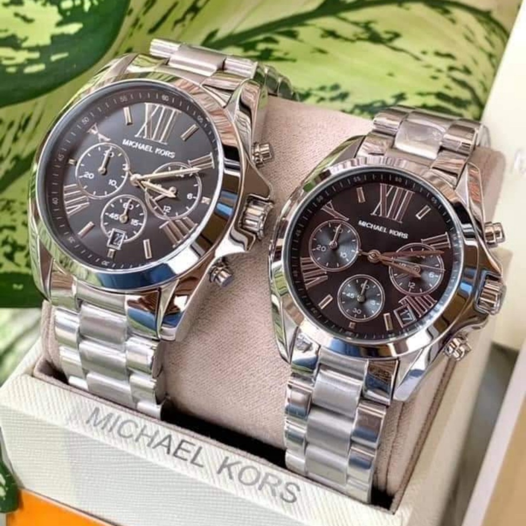 Michael kors discount bradshaw watch silver