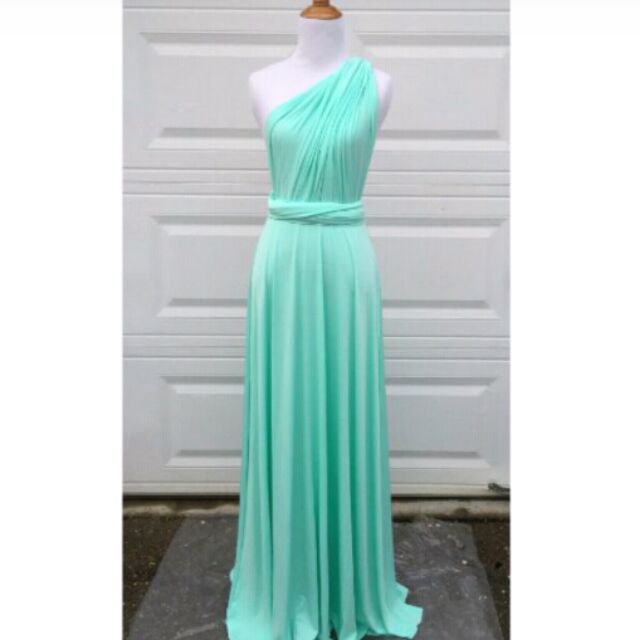 Mint green deals infinity dress