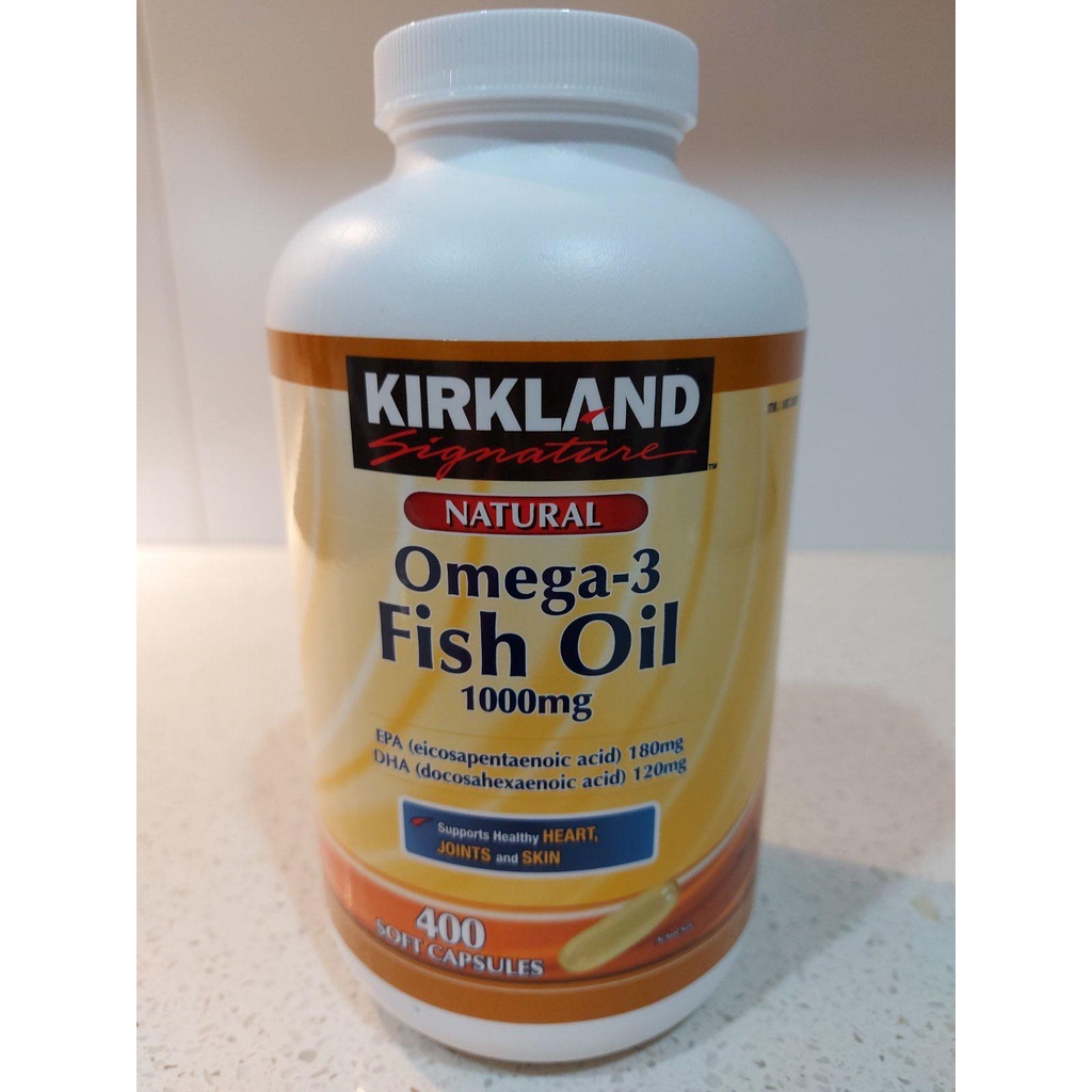 Kirkland Omega 3 Fish Oil 1000mg Shopee Philippines