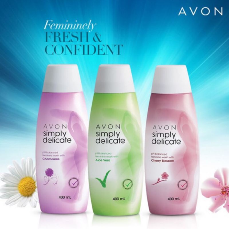 Avon Simply Delicate pH Balance Feminine Wash 400ml AVON Shopee