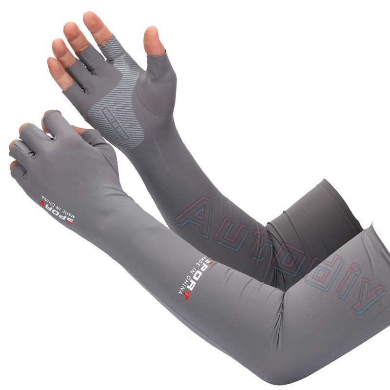 Riding Driving Long Arm Sleeve Gloves Sun Protection / UV Driving Gloves Longsleev Arm Sleev For