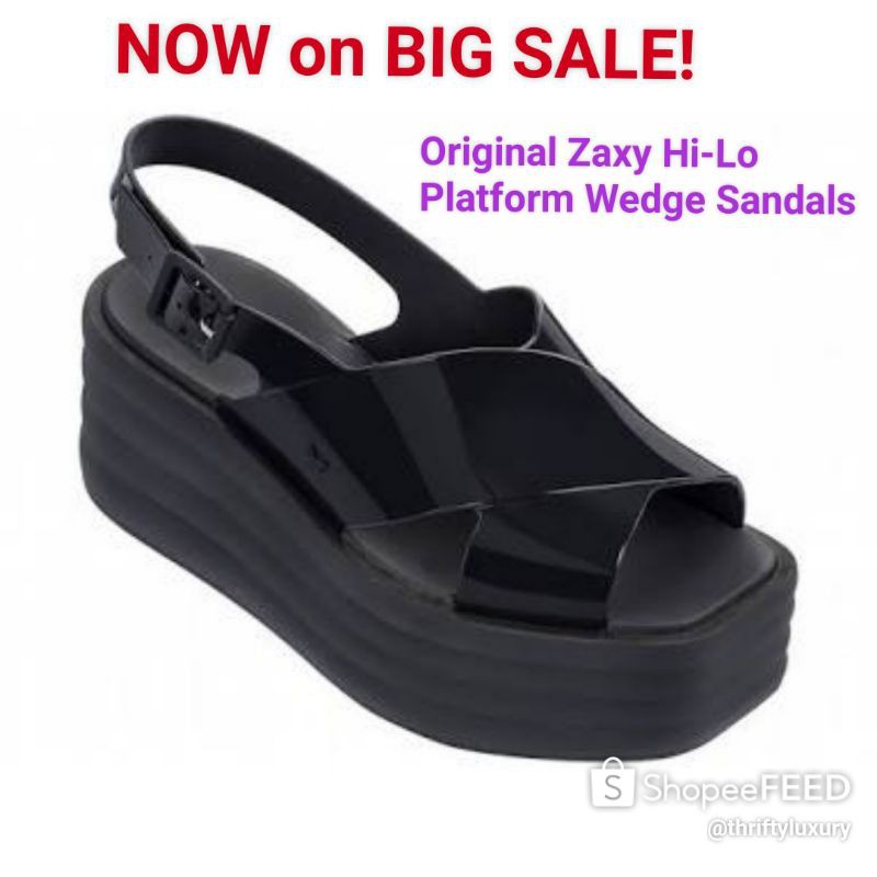 Zaxy hot sale wedge sandals