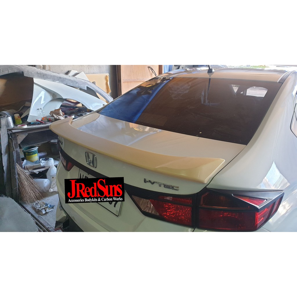 Ducktail wing spoiler ABS Plastic for Honda City GM6 2014-2020 No paint ...