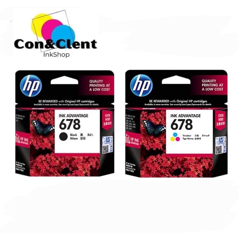 Original ink cartridge 678 black or 678 colored! | Shopee Philippines