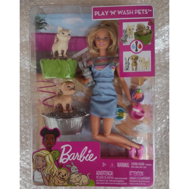 Barbie play and online wash