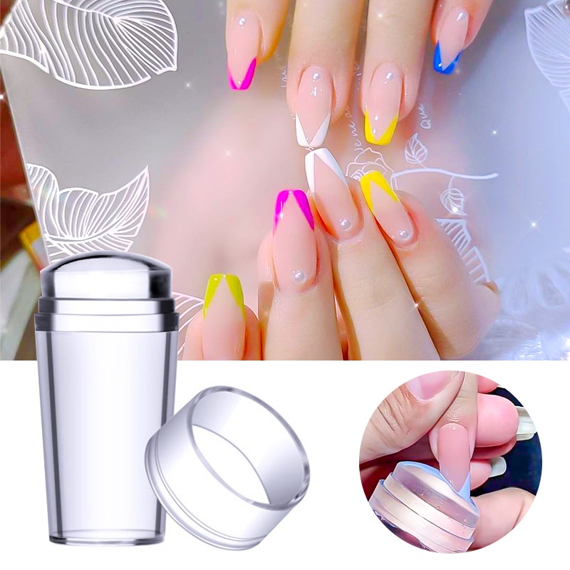 20PCS Nail Tips Clip for Quick Building Nail Extension Clamps and Fixing  Nail Dual Form Fake Nail Tip with Thread and Convex Design for Finger DIY