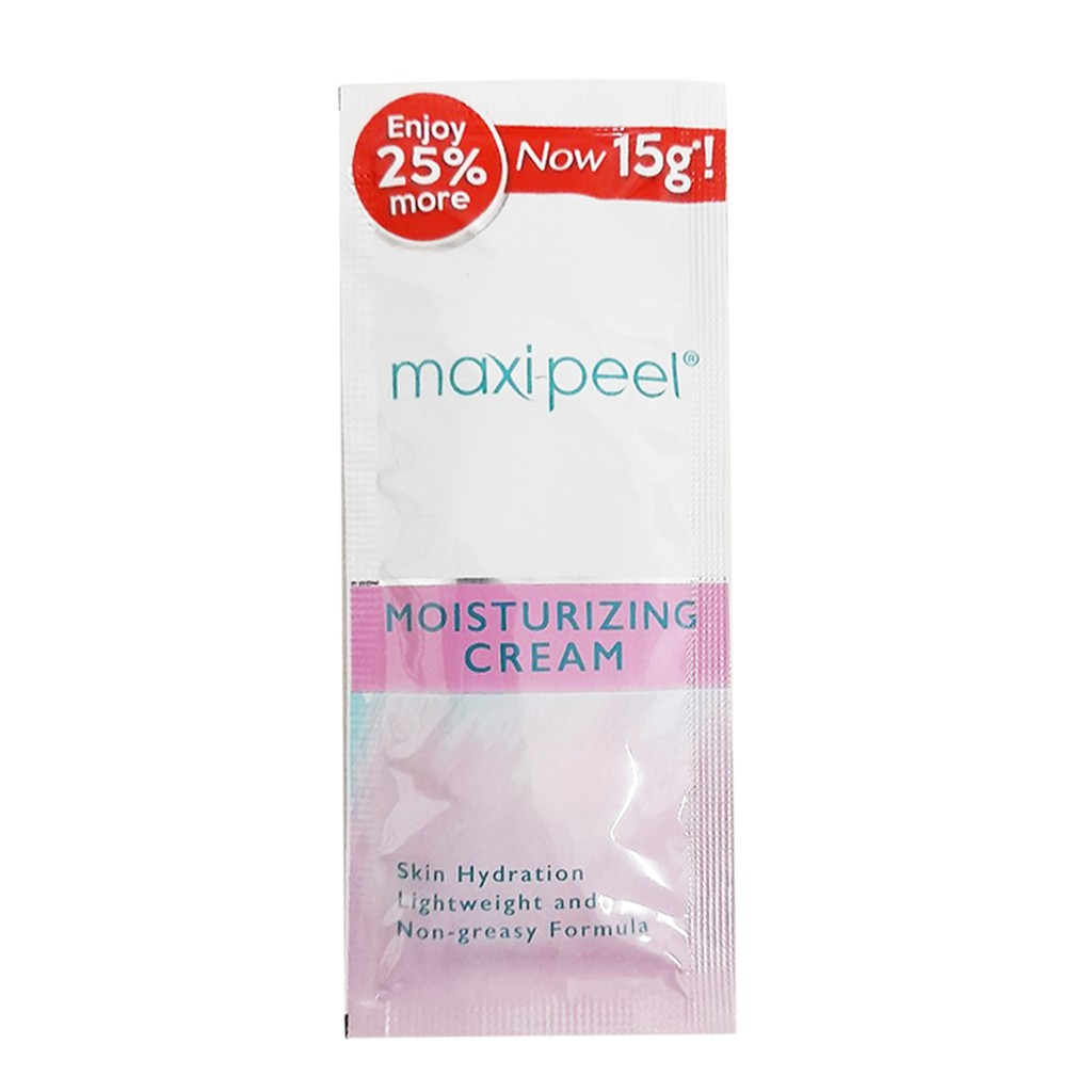 Maxipeel Moisturizing Cream 15g Shopee Philippines