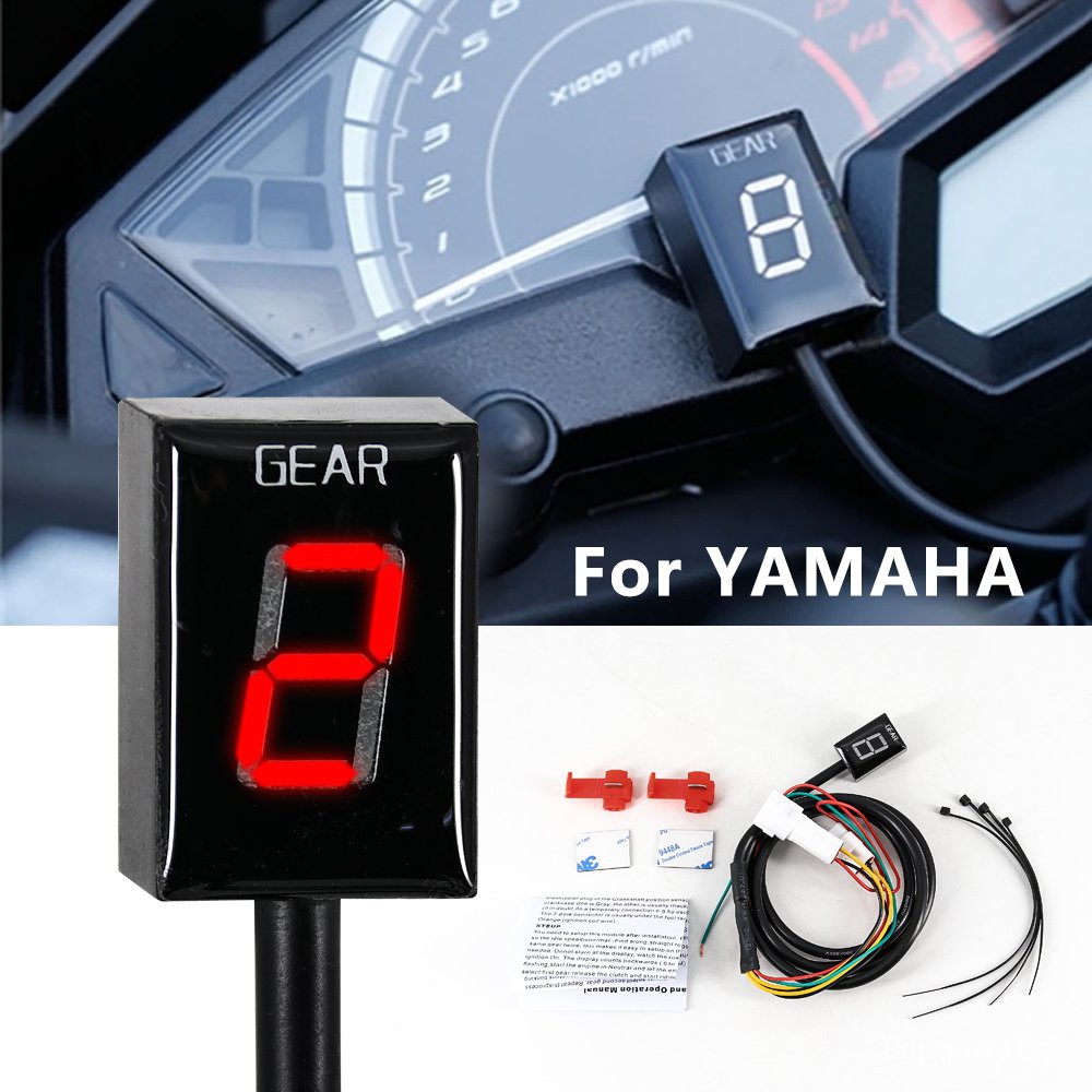 JK 16 Lever Speed Waterproof Motorcycle Gear Indicator LED Display ECU