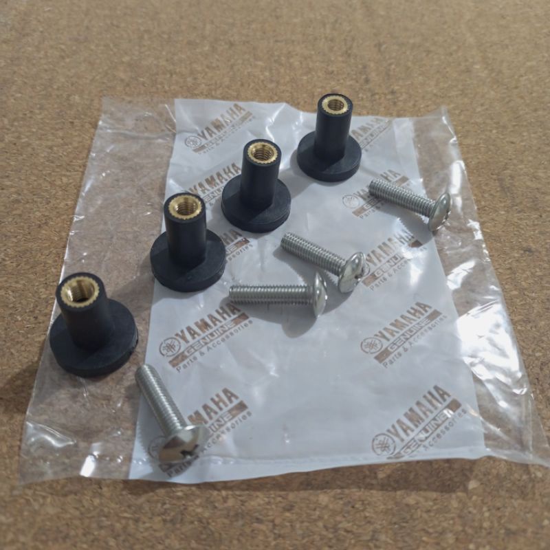 Rubber Nut Heavy Duty R15/Aerox/Nmax/R3/Ninja (PER PIECE) Shopee