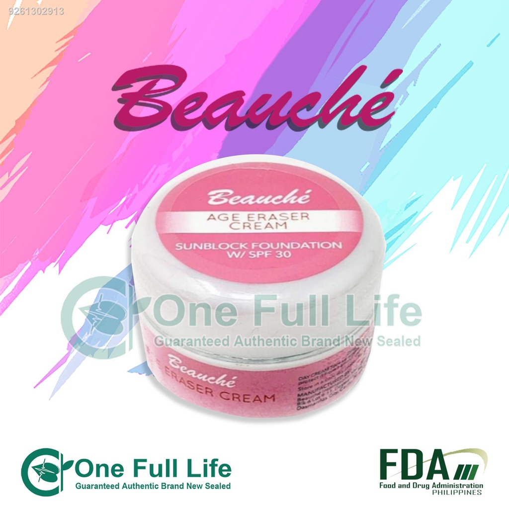 Beauche AGE ERASER Cream Sunblock Foundation with SPF30(face cream