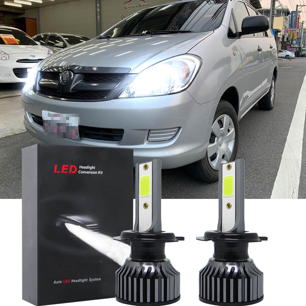 2pc LED White 6000K Bulbs Headlight Kit FOR Toyota Innova 20062012