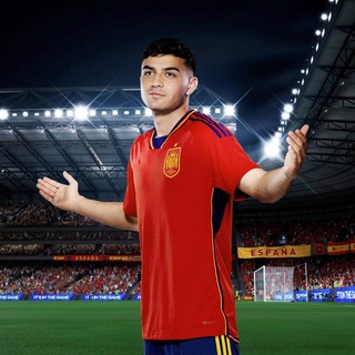 Adidas Spain Home Ansu Fati 12 Shirt 2022-2023 (Official Printing) S