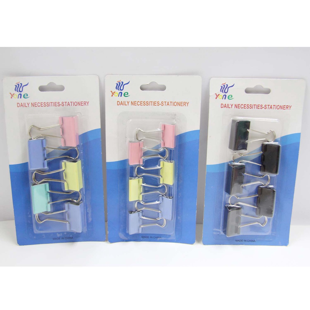 ON HAND COD SMALL BIG METAL PAPER BINDER CLIP 5'S BINDER CLIPS 6'S Shopee Philippines