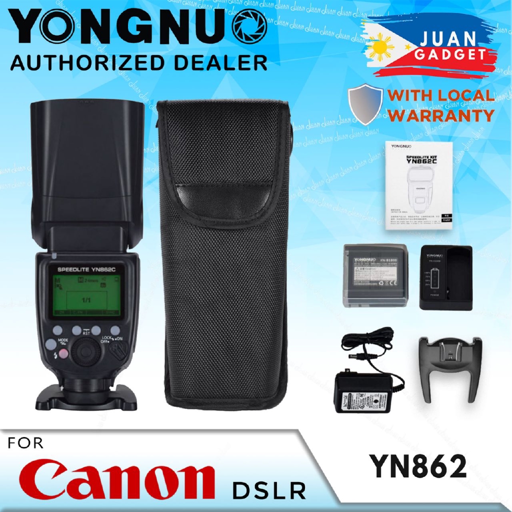 Yongnuo YN862C Speedlite Wireless TTL Camera Flash Master Slave ...
