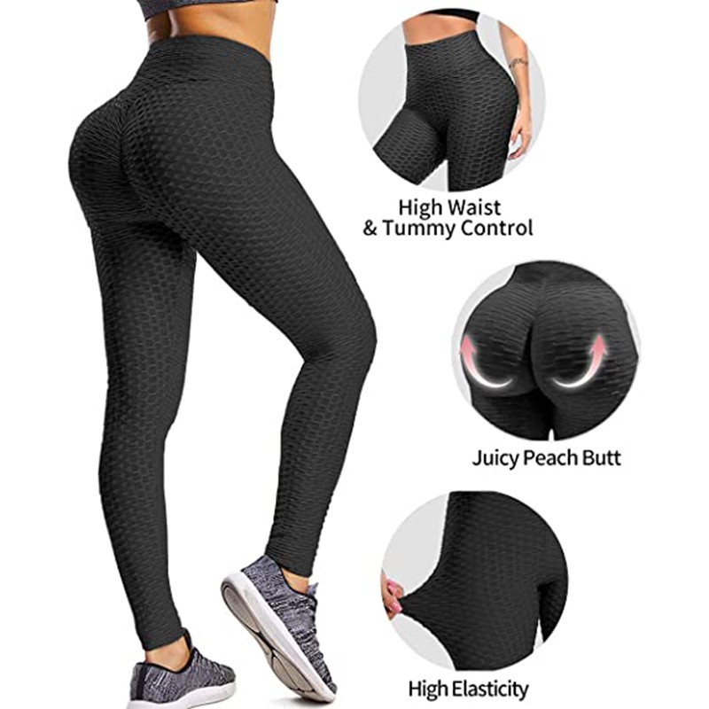 High Waist Butt Lifting Anti Cellulite Workout Leggings for Women
