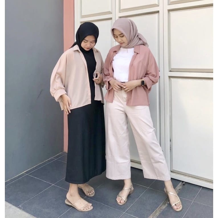 Yola CARDIGAN BATWING BASIC OUTER Top Women | Shopee Philippines