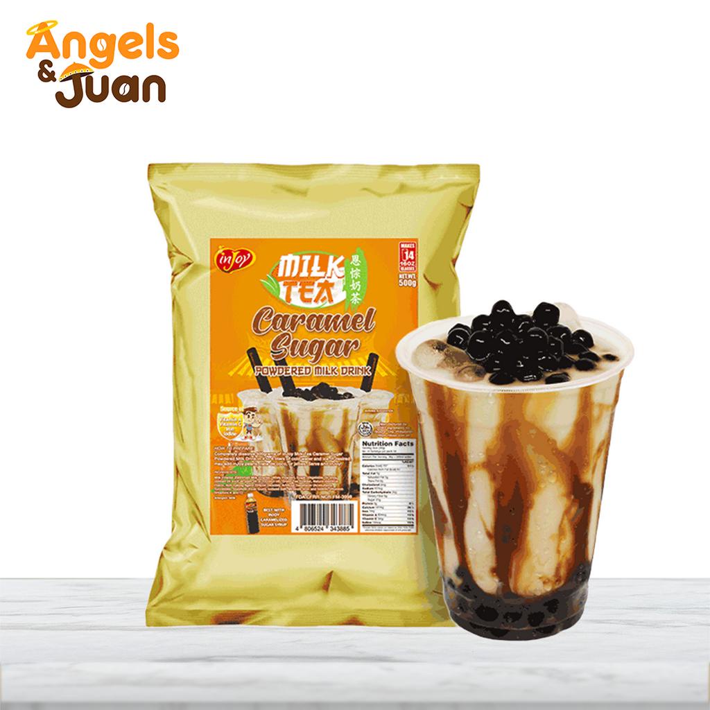 inJoy Caramel Sugar Powdered Milk Tea Drink 500g Shopee Philippines
