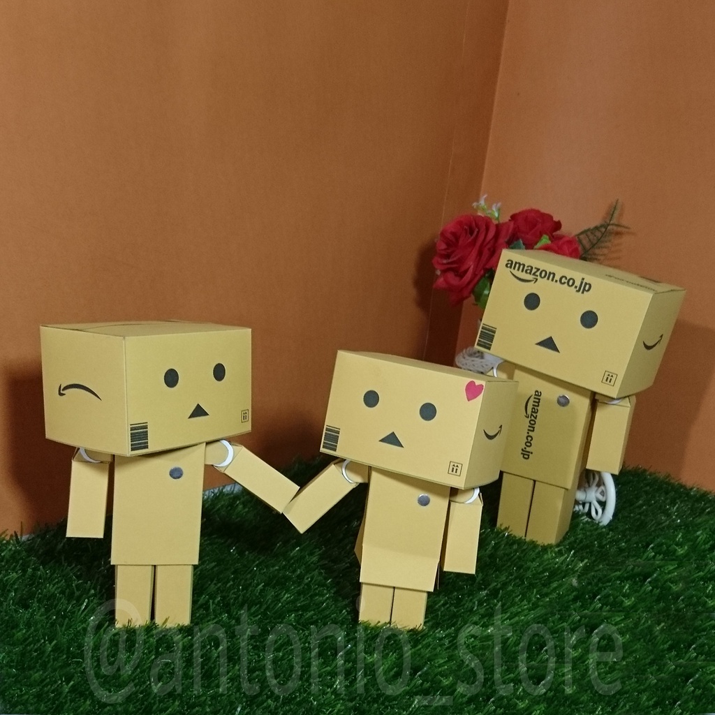 Cute Papercraft Danbo Doll Suitable For Ts Displays Home Decoration Photo Spot Photo