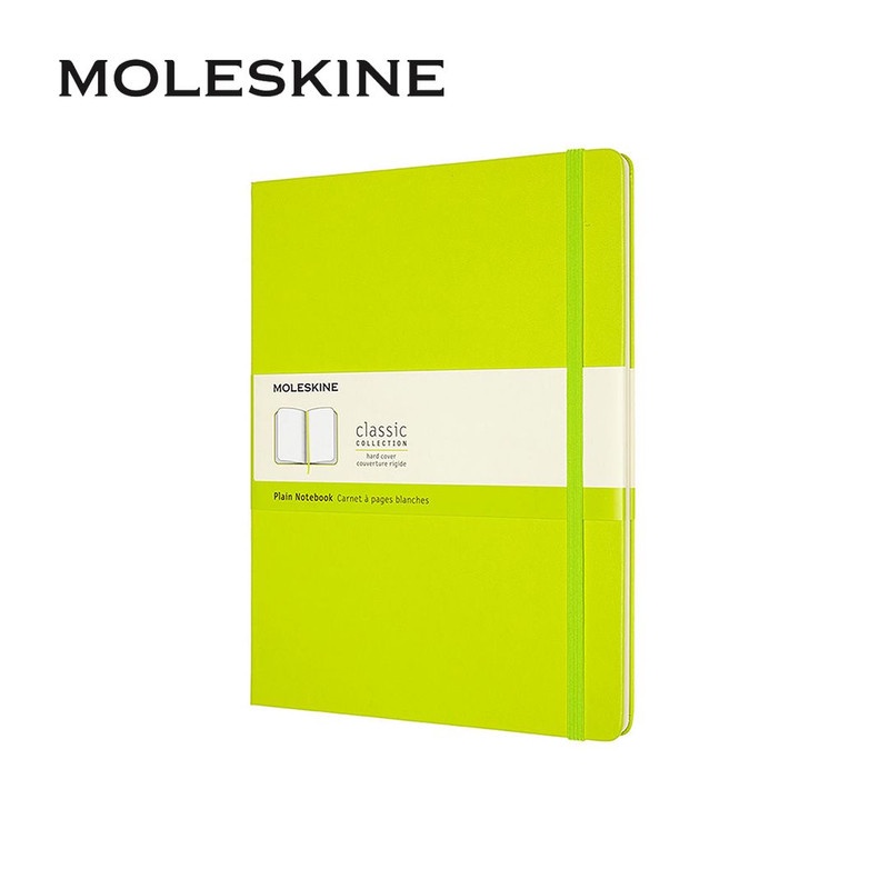 Moleskine Classic Notebooks Plain Hard XL Lemon Green Accessories