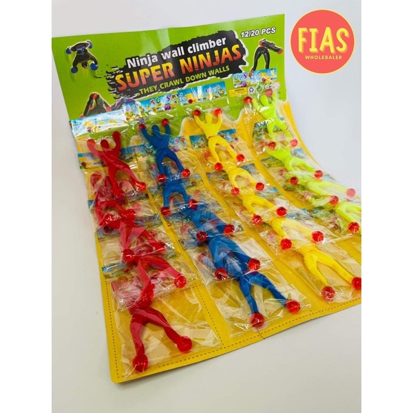 20 Pieces Ninja Wall Climber / Sticky Man / Lootbag Treats / Lootbag ...