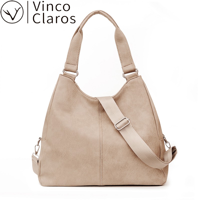 Brand Name Large Soft PU Leather Shoulder Bags for Women 2020