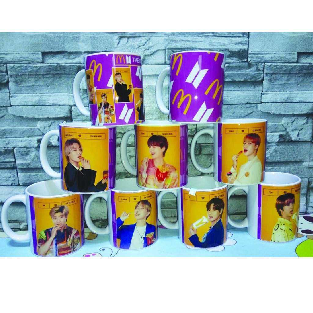 Sublimation customized BTS Coffee Mug