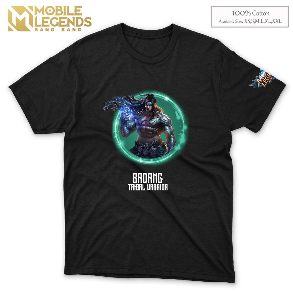 Mobile Legend Badang Tribal Warrior High Quality Shirt (ML77) | Shopee ...