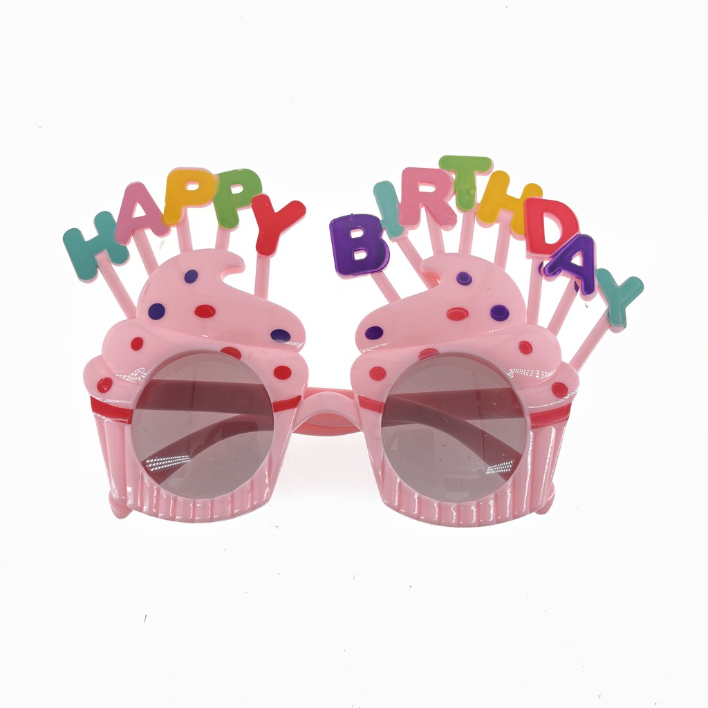 Happy birthday glasses to wear online