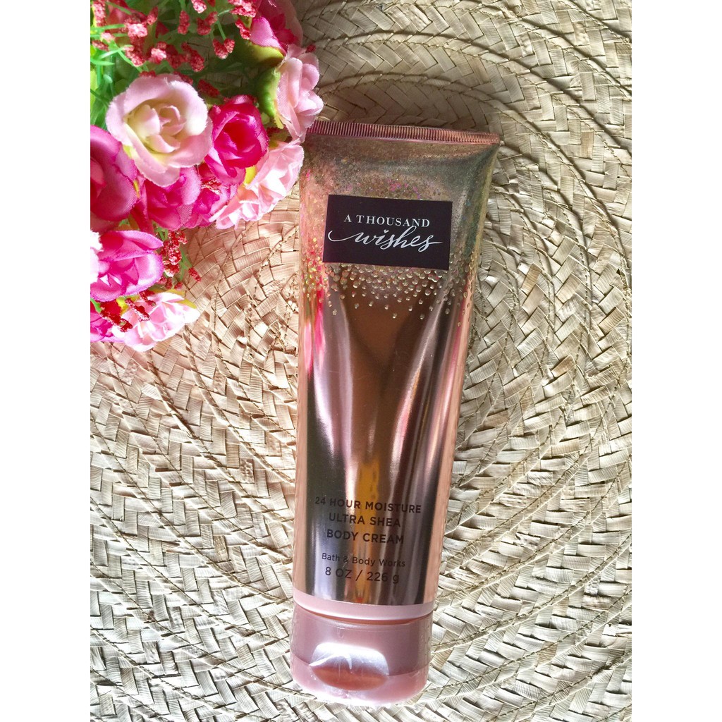 Original Bath and Body Works A THOUSAND WISHES Body Cream Lotion 226g