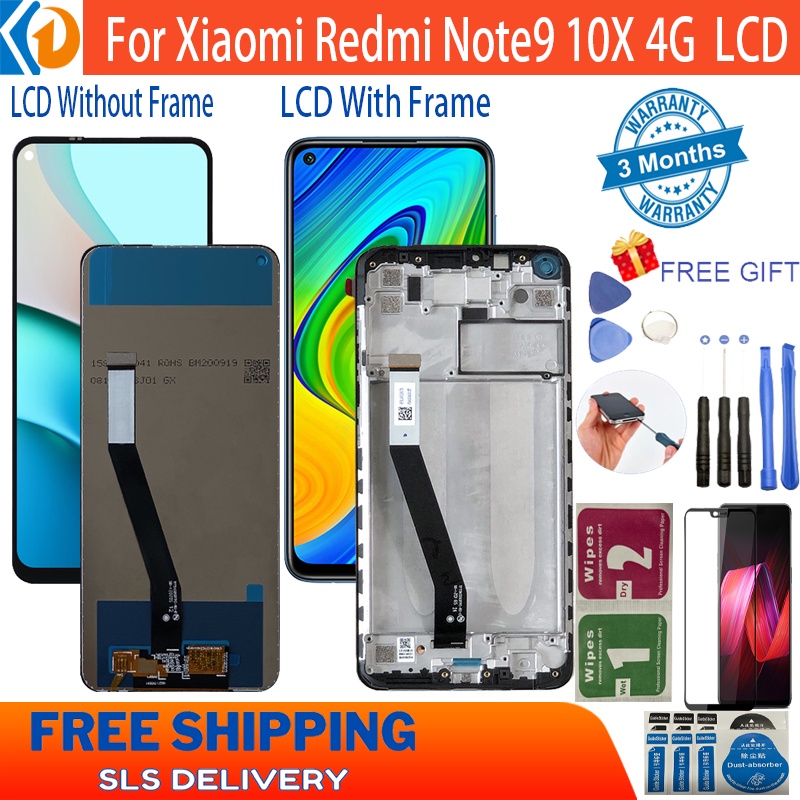 For Xiaomi Redmi Note 9 / Xiaomi Redmi 10X 4G LCD Display Screen With ...