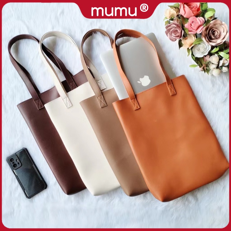 Mumu M319 High Quality Simple Leather Tote Bag Fashion Bags For Women ...