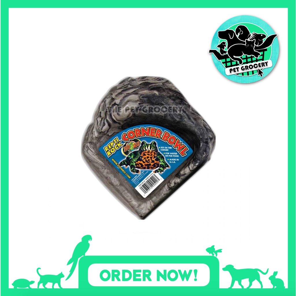 Reptile Rock Dens Zoo Med Combo Reptile Rock Water Dish, Small