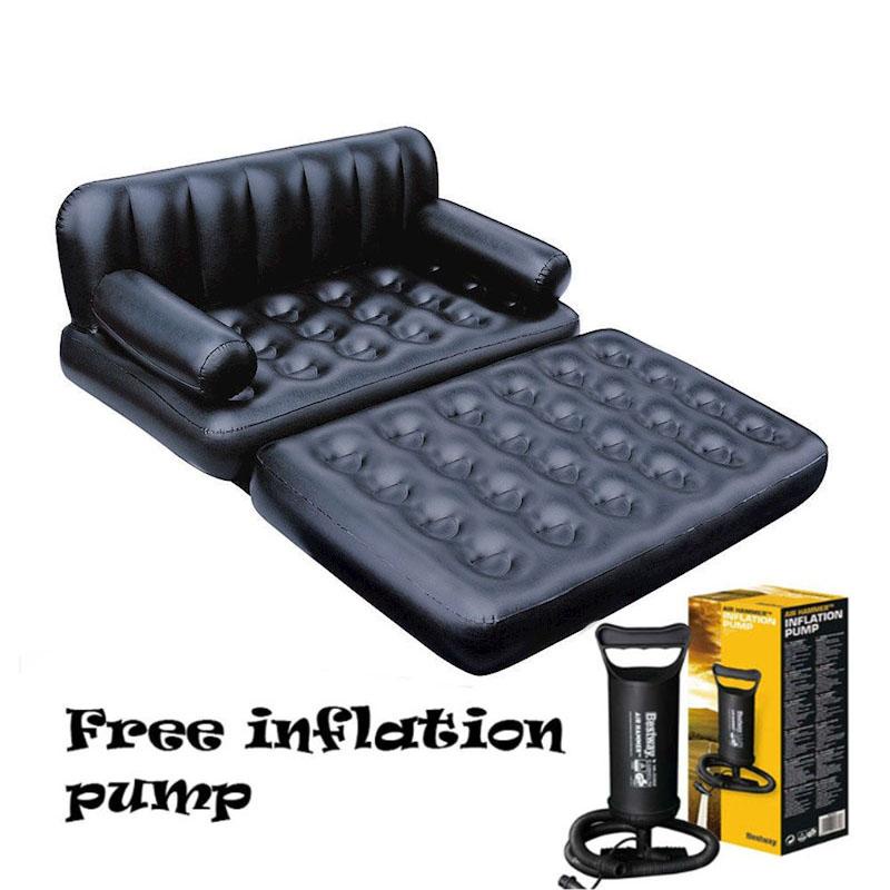 skycity Bestway 5 in 1 Inflatable Sofa Air Bed Couch With Air Pump 42G