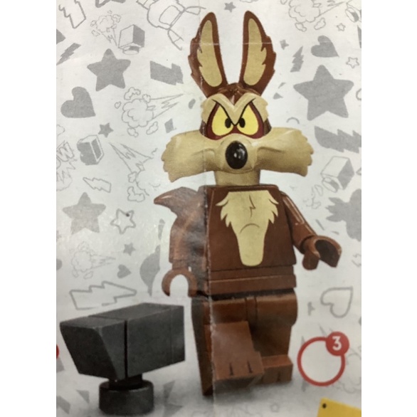 LEGO Minifigure - Looney Tunes Series, Wile E. Coyote (complete set