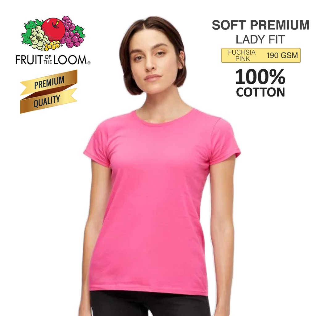 Fruit of the Loom Value T-Shirt - Light Pink