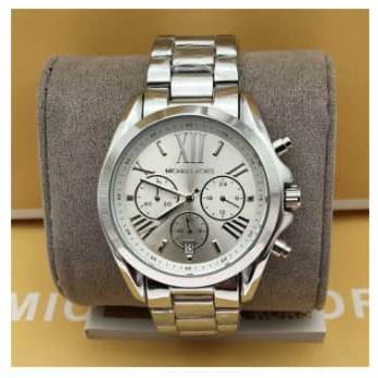 Michael kors best sale silver watch mens