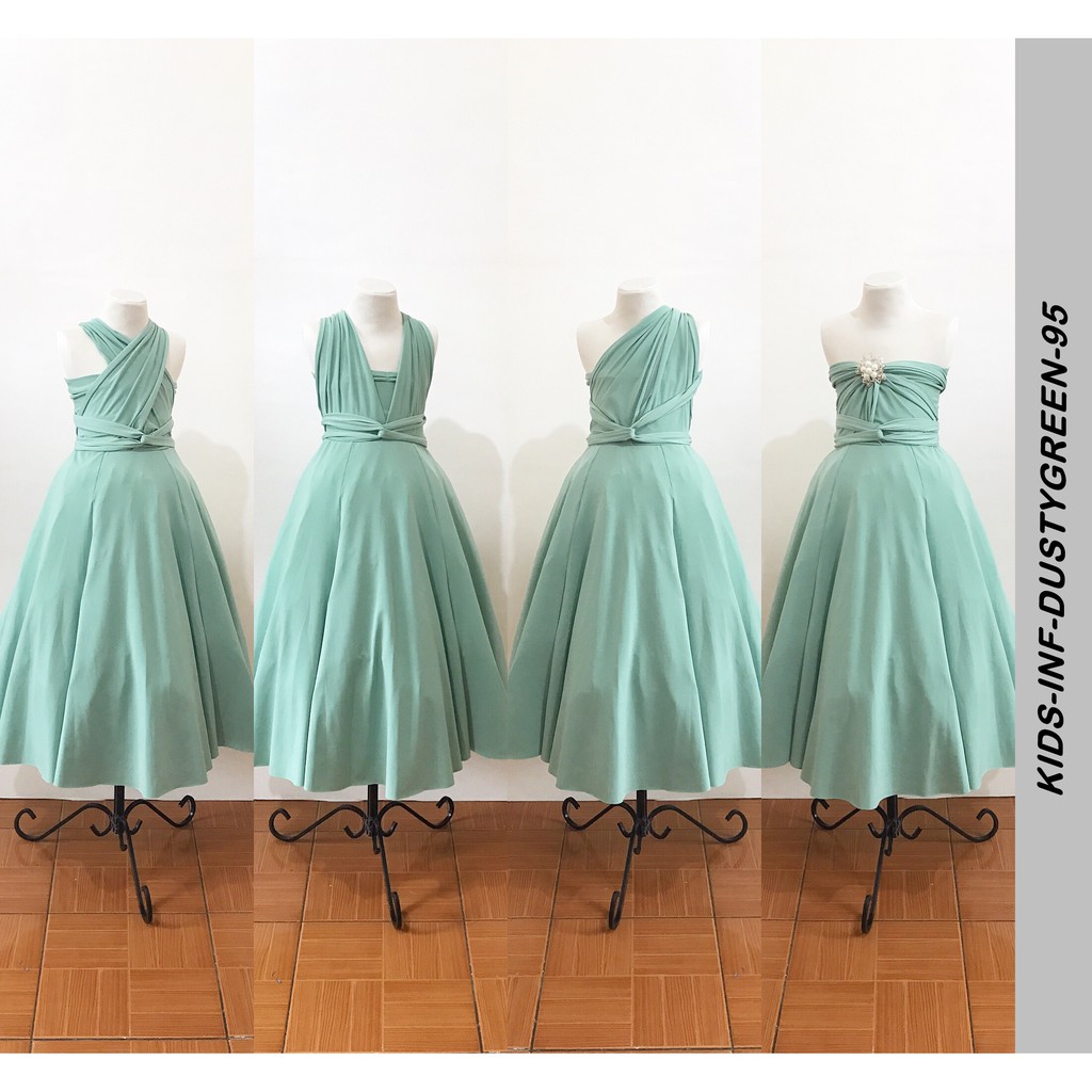 Dusty green shop infinity dress