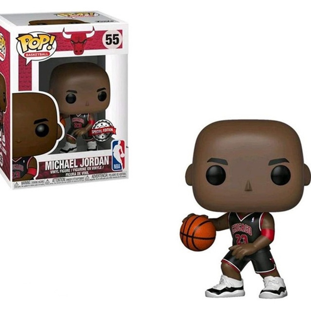 Funko POP! NBA Bulls Michael Jordan Vinyl Figure (Black Jersey) 55