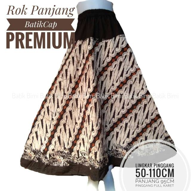 KATUN Modern women's sogan stamped batik long skirt made of premium ...
