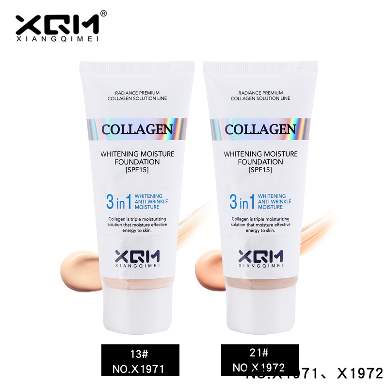 3 IN 1 Collagen whitening moisture foundation SPF 15 3in1 whitening ...