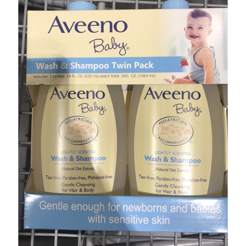 Aveeno Baby Wash & Shampoo 532ml Shopee Philippines