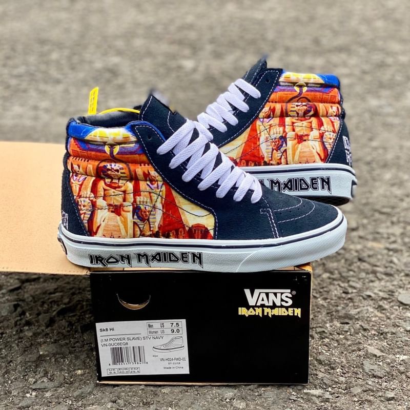 Iron maiden clearance vans for sale