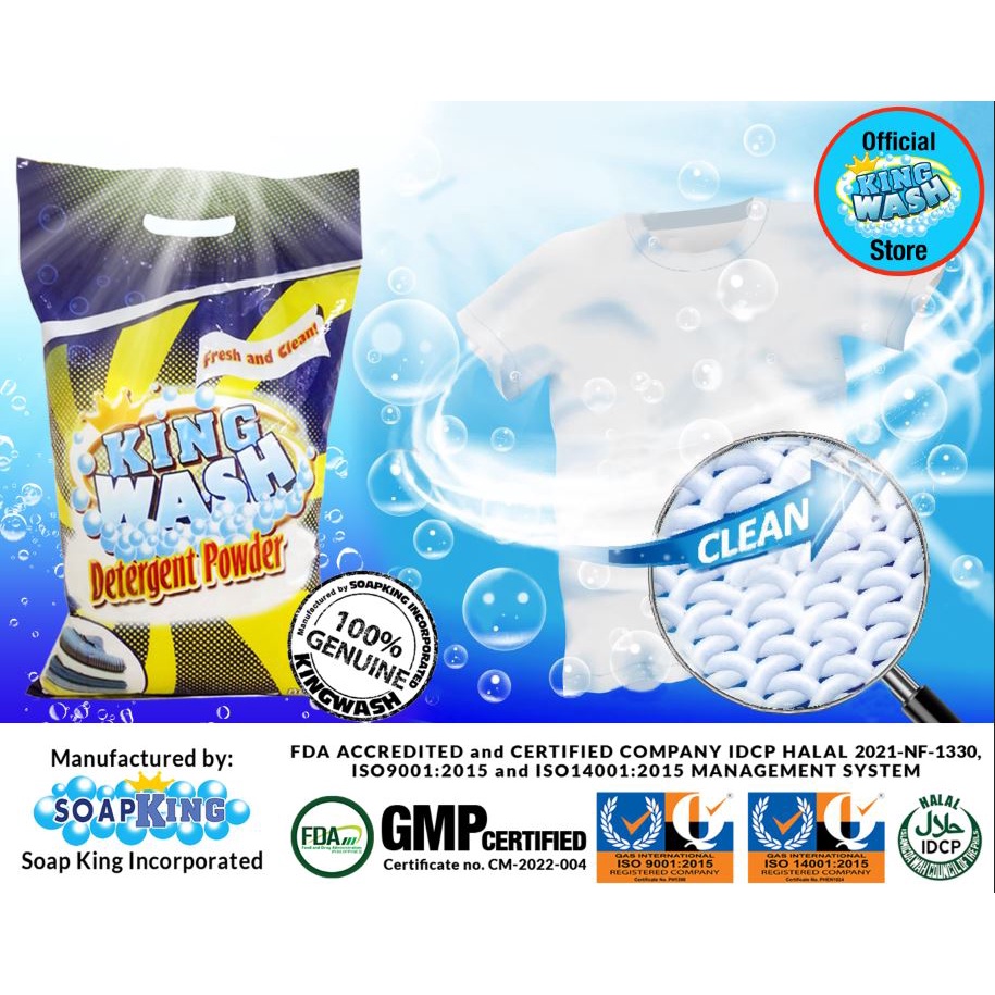 Detergent Powder, Supreme Detergent Powder, Kingwash Detergent powder