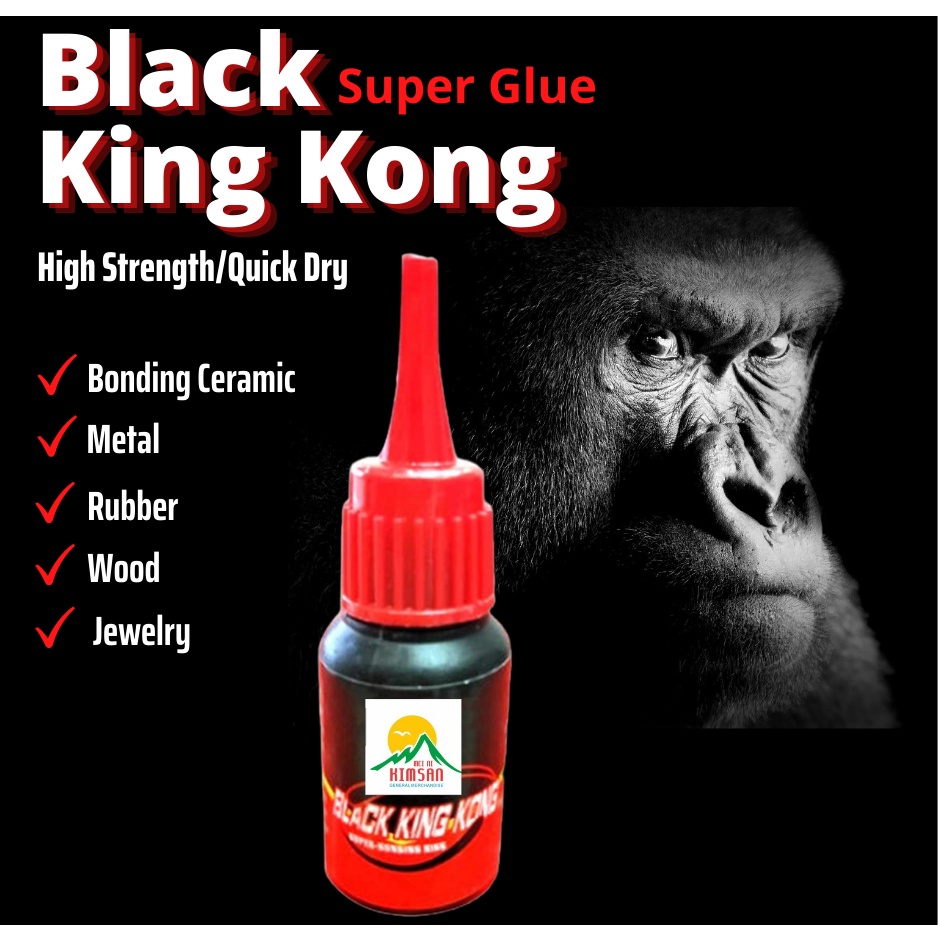 Multi purpose Super Adhesive Glue Kimsanmeini Black King Kong