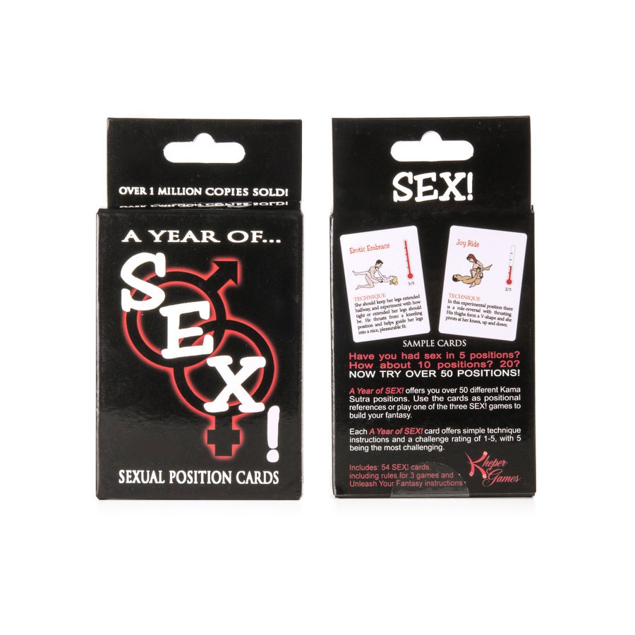 ☄ A Year Of Sex Sexual Position Cards Novelty Card Game For Sex Shopee Philippines 