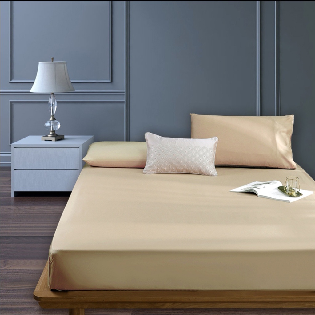 3IN1 Plain Color Cotton bedsheet Good Quality Shopee Philippines