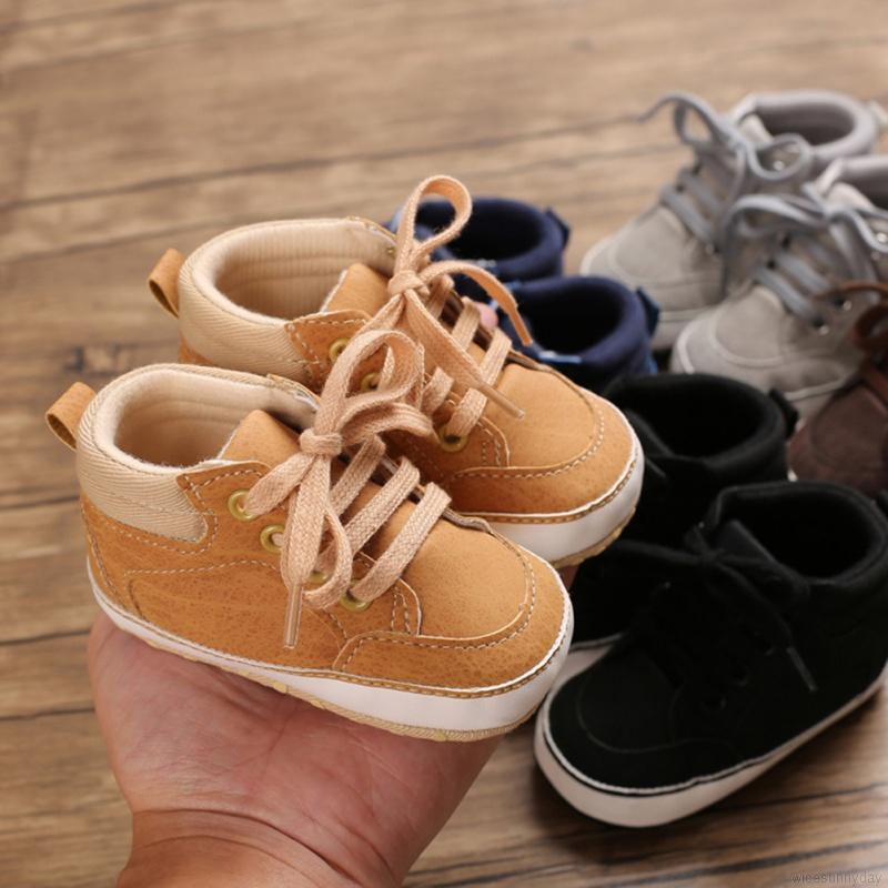 Baby Boys Shoes Newborn Infant Soft Sole NonSlip Crib Sneakers First Walkers Casual Toddler