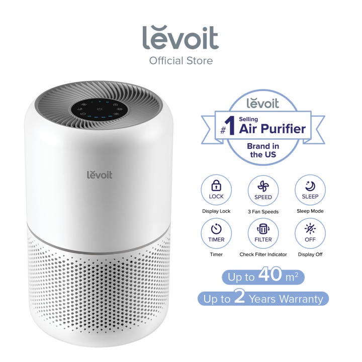 LEVOIT Air Purifier for Home Bedroom & Air Purifier Core Mini/LV-H128 Aroma  Pads 12pack Essential Oil Replacement & Air Purifier Replacement, 3-in-1