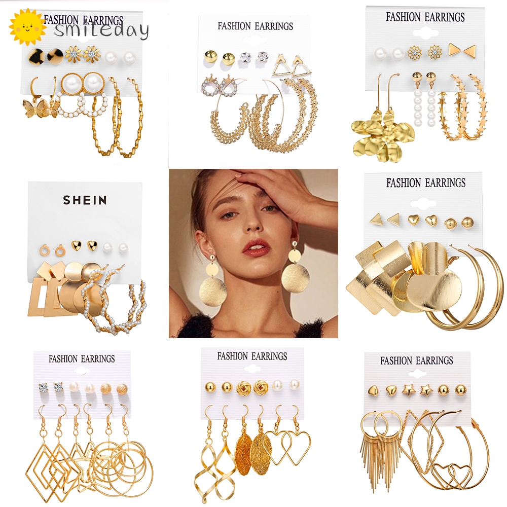Shopee earrings set discount